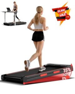 Walking Pad Treadmill with 15% Incline