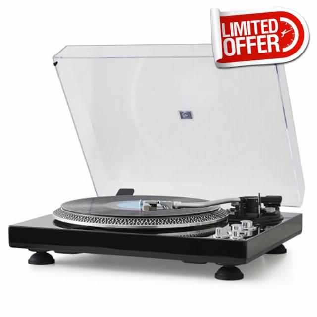 Hi-Fi Belt-Drive Turntable with Premium Cartridge
