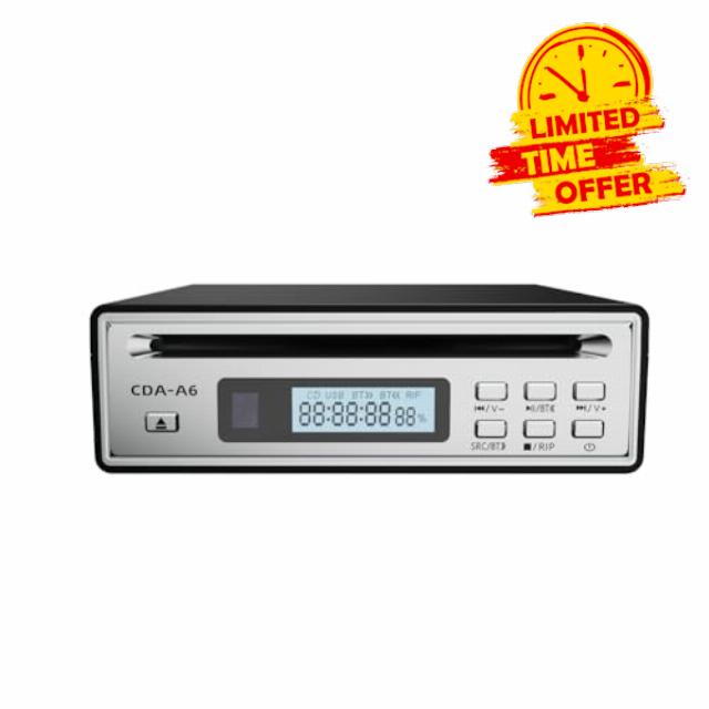 Hi-Fi CD Ripper Player Featuring One-Touch WAV Ripping Functionality