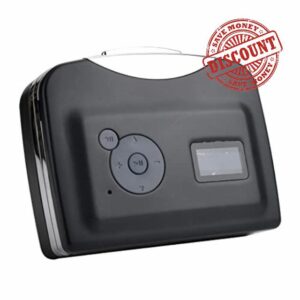 Tape to PC USB Cassette-to-MP3 Player Converter With USB Cable Earphones
