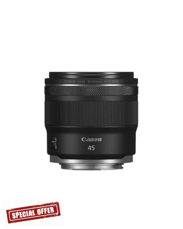 Canon Lens RF 45mm F1.2 STM - Prime Camera Lens with Super-fast f/1.2 Aperture | Lightweight & Perfect for Portrait Photography | Canon EOS R System Compatible