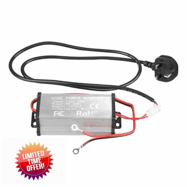 Diesel Heater 12V Power Supply Adapter 240V to 12V Transformer Power Converter for 5KW 8KW All-in-One Diesel Heater for Caravan Motorhome Garage or Indoor Use