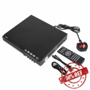 Mini Home DVD Player High-Resolution CD Player 229 UK Plug for Use Multi-Format Support AC100-240V