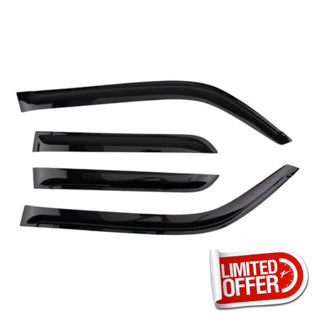 maXpeedingrods 4Pcs Window Weather Shields Wind Deflectors for Toyota Yaris MK2 2005-2011 5-Door