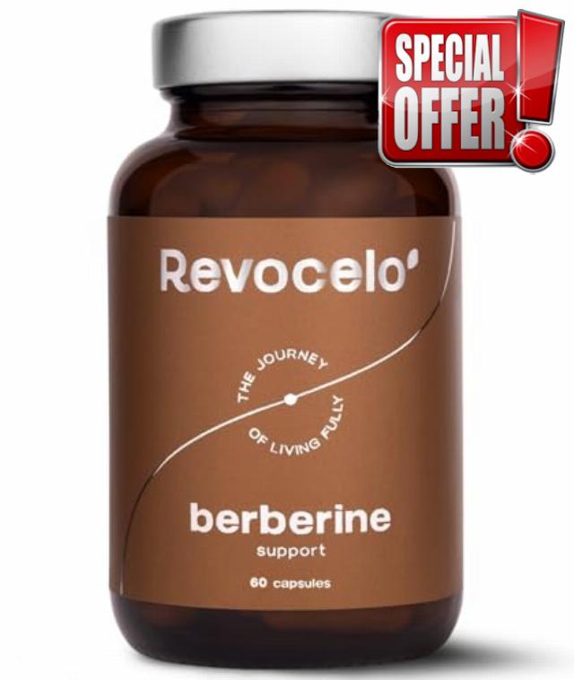 Berberine Support - Gentle-on-Stomach 1-a-Day Dual Berberine (Liposomal + DHB) in Acid-Resistant Capsules with Chromium Picolinate + Thiamine