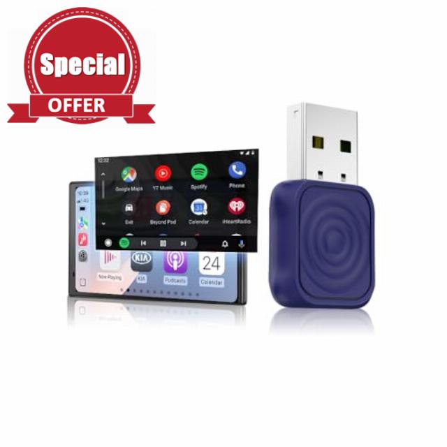 Carlinkit Mini Ultra Wireless CarPlay & Android Car Adapter - Plug & Play Dongle for iPhone & Android