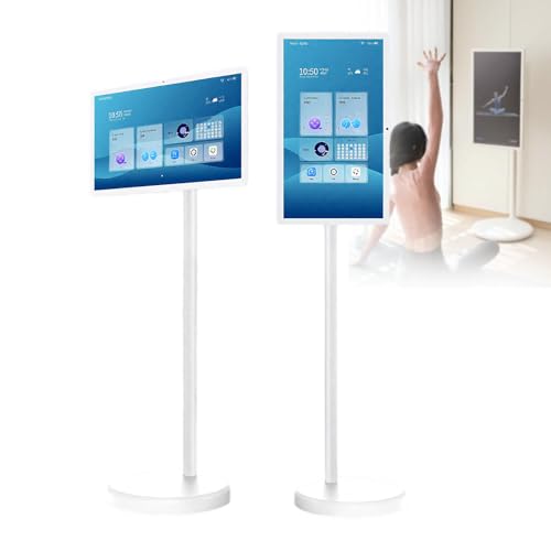 1080P Smart Portable Wireless Touch Screen TV on Wheels with