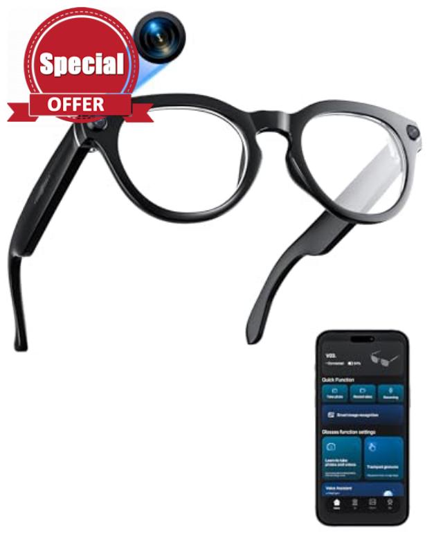 Smart Glasses with Camera and Bluetooth