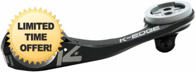 K-Edge | MAX XXL Bicycle Computer Combo Mount | for Wahoo GPS Devices | Black