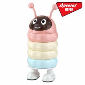 Colcolo Lovely Shape Trash Can Waste Basket Dustbin Cartoon with Lid Rubbish Bin Trash Bin for Bedroom Dorm Office Kitchen Home