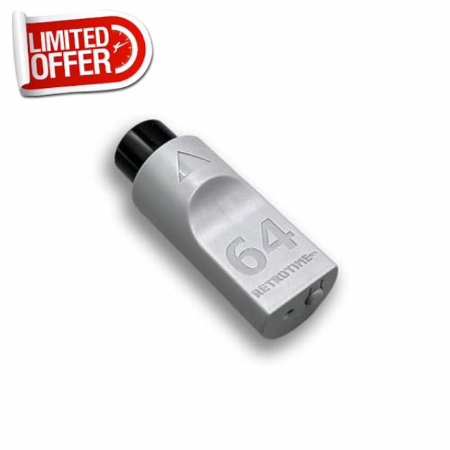 8BitMods N64 BlueRetro Wireless Bluetooth Controller Receiver with Memory Pak (Original Grey)