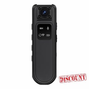 HD 2K Mini Camera Infrared Night Vision WiFi Motorcycle Bike Car DVR with 180 Rotatable Lens Police Body Cam