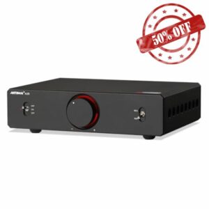 AIYIMA A20 Balanced Stereo Amplifier with HPF Adjustment Home HiFi 2.0/2.1 TPA3255 Integrated Power Amplifier desktop class D amplifier PFFB with RCA/XLR Input &12V Trigger-in for Passive Speakers