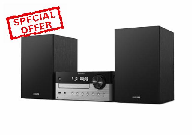 Philips TAM4205M2 Micro Hi-Fi System – 80W