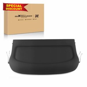 maXpeedingrods Black Luggage Parcel Shelf for AUDI Q2 Q2L MK1 2016-2024 81A867769A Rear Black Luggage Cove