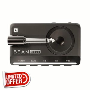 Blackstar BEAM: Solo Headphone Amplifier with App Control for Electric Acoustic and Bass Guitar USB-C Bluetooth Tuner Metronome 6hr Battery ISF SpeedDial XpressFX – Pocket Studio Tone
