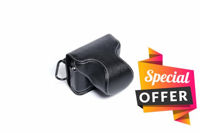Handmade Genuine Real Leather Full Camera Case Bag Cover for Sony RX1R III Mark III M3 Black Colo