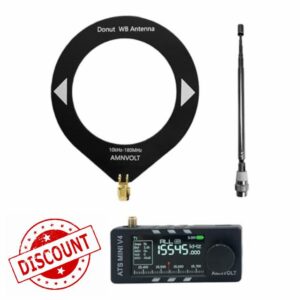 AMNVOLT V4 ATS MINI Radio IPS Screen Si4732 DSP Radio AM FM Receiver (Plastic) (StyleA)