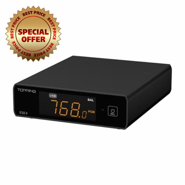 TOPPING E50 II Hi-Res Audio DAC with App Control