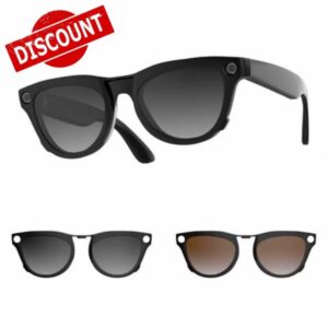 HiBloks 2Pcs Polarized Clip-on Compatible with Ray-Ban Meta Skyler & Gen 2 (RW4010/RW4014 52-20)