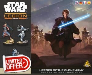 Asmodee | Star Wars: Legion Heroes of the 501st Character Pack | Miniatures Game | Ages 14+ | 2 Players | 90 Minutes Playing Time
