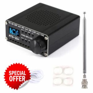ATS-20+ Plus V2 SI4732 SDR Radio Receiver with OLED Display FM AM SW SSB USB Rechargeable