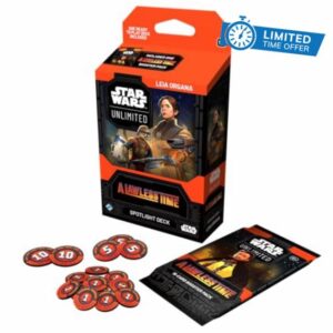 Asmodee Star Wars: Unlimited TCG A Lawless Time Leia Organa SPOTLIGHT DECK - Ready-to-Play 50-Card Deck + Booster Pack