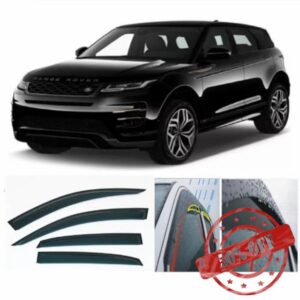 4x Rain Guards Wind Deflectors for Range Rover EVOQUE (L551) 2019 2020 2021 2022 2023 2024 2025 2026 Weather Shields Sun Visors