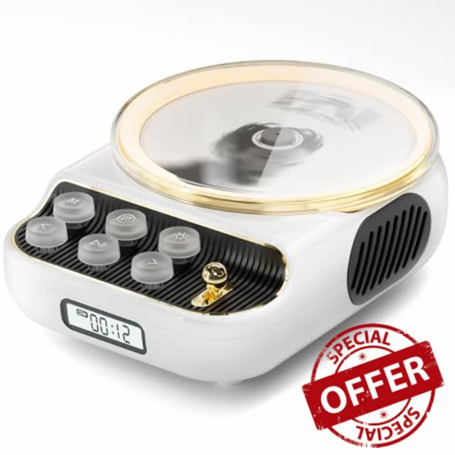 Retro Portable CD Player with Bluetooth Speakers