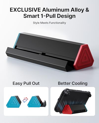 Aluminum Alloy Retractable Portable Docking Station with 4K@120Hz HDMI Output/100W Input/USB Port