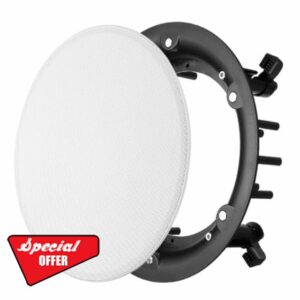 sourcing map Ceiling In-Wall Speaker Grille Cover and Base