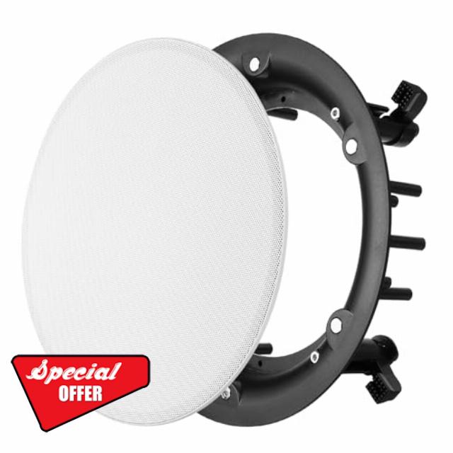 sourcing map Ceiling In-Wall Speaker Grille Cover and Base