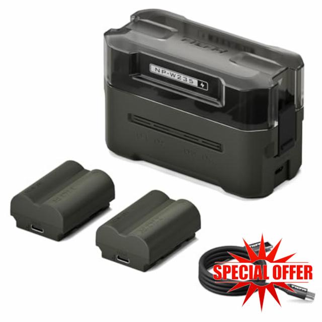 TILTA NP-W235 Replacement Battery and Charger Set