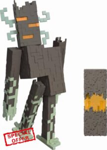 Mattel Minecraft The Creaking Action Figure with Interactive Lights
