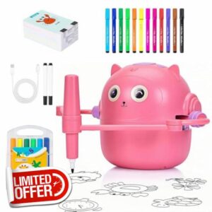 Kids Drawing Robot | with 100 Cards Interactive Smart Painting Learning