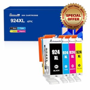 Perfetonair 924e 924XL Ink Cartridges Multipack (4-Pack)