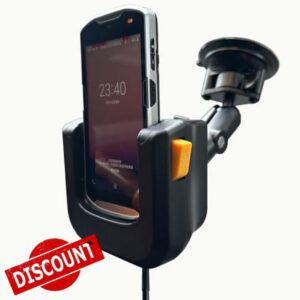 Holder Stand Charger for Zebra TC51 TC510K TC52 TC52X TC56 TC57 TC57X Barcode Scanners – Car Mount with Cigarette Lighter Charging Cable