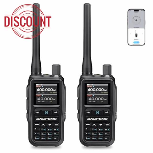 Mini Dual Band Walkie Talkies