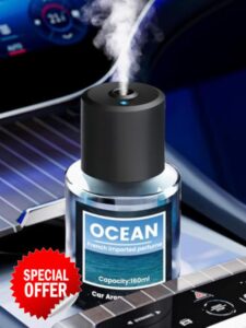 160 ml Large Capacity Smart Car Air Freshener Diffuser with Natural Fragrance Perfume (Oceann)