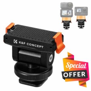 K&F CONCEPT Magnetic Cold Shoe Mount for DJI Osmo Nano/Action 6