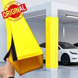 Foam Post Protector Padding for Garage Bars and Basement Poles - All-Weather Wrap-Around Cover for Basketball Hoop Safety