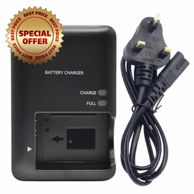 NB-10L Battery Charger Compatible with Canon CB-2LC CB-2LCC CB-2LCE Charger PowerShot SX40 HS SX50 HS SX60 HS G1X G3X G15 G16 Digital SLR Camera & 120cm AC Power Cord