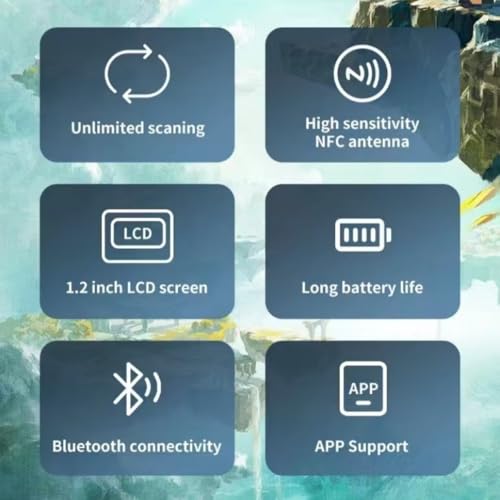 Rechargeable and 1.2" LCD Screen