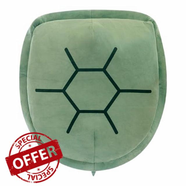 Turtle Shell Pillow - Kawaii Wearable Giant Turtle Pillow Funny Cosplay Plush Cushion for Kids Adult Dress (120cm