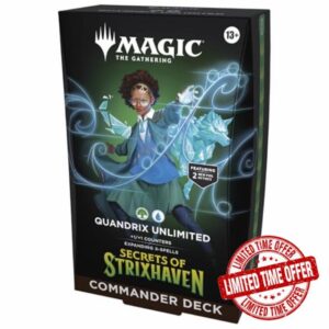 Magic: The Gathering Secrets of Strixhaven Commander Deck - Quandrix Unlimited (English Version)