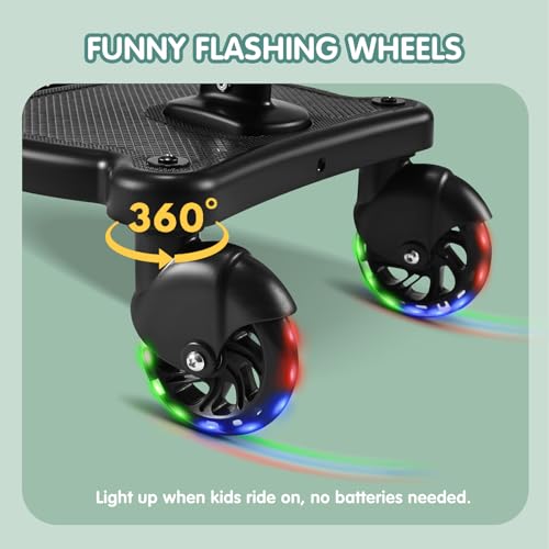 Kiddy Board with Seat Pram Standing Dino Pattern for Children