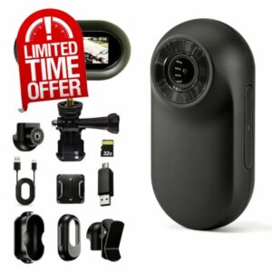 Frelisty Mini Body Camera with 32GB
