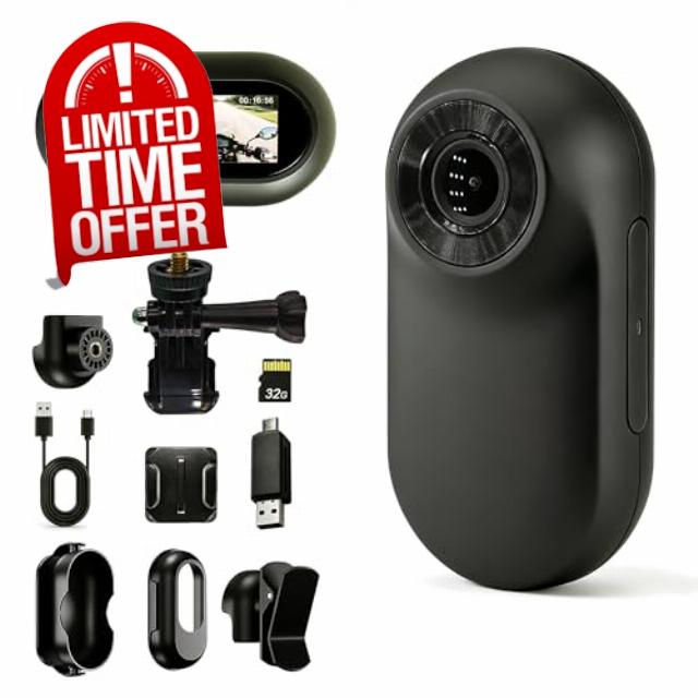 Frelisty Mini Body Camera with 32GB