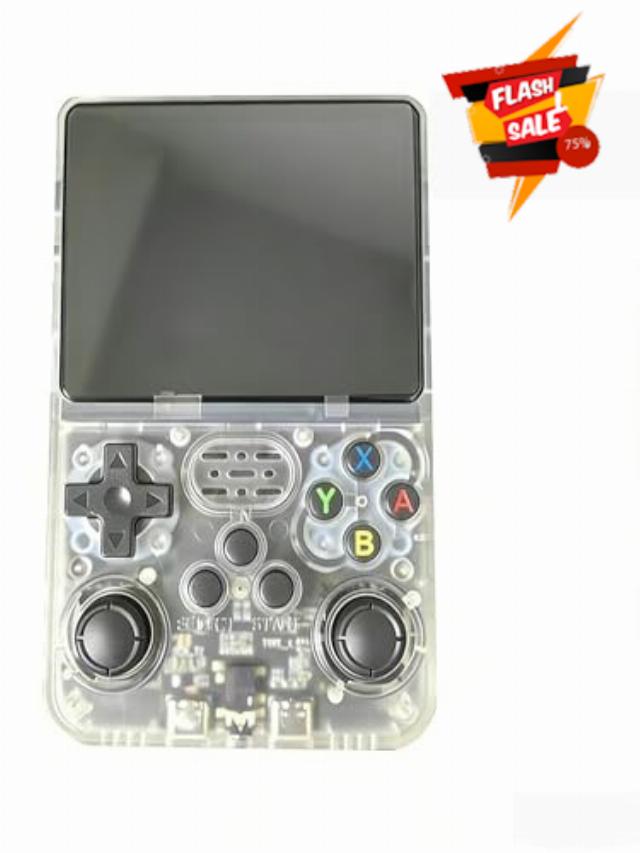 Game Console R36S Retro Handheld Game Console with 64G Built-in 30000+ Classic Games