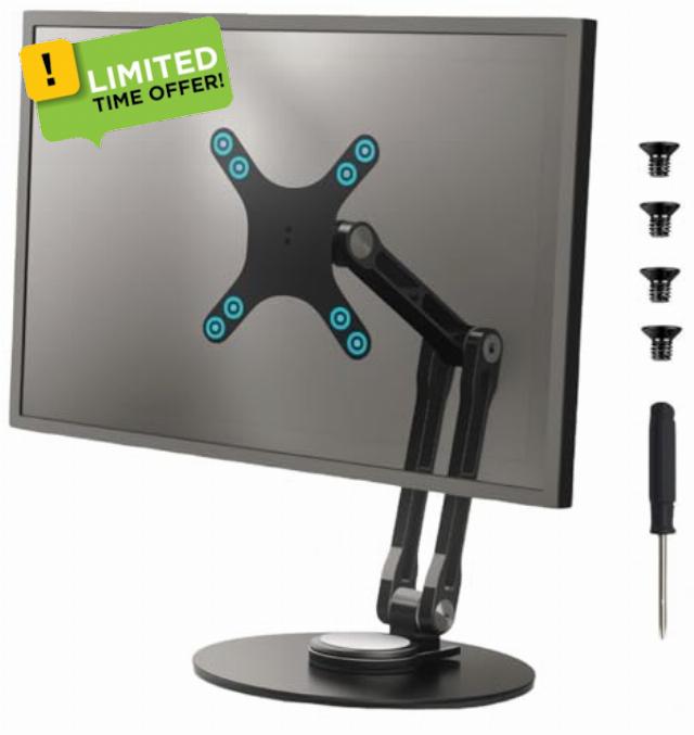 Portable VESA Monitor Stand for 15.6 Inch Monitors
